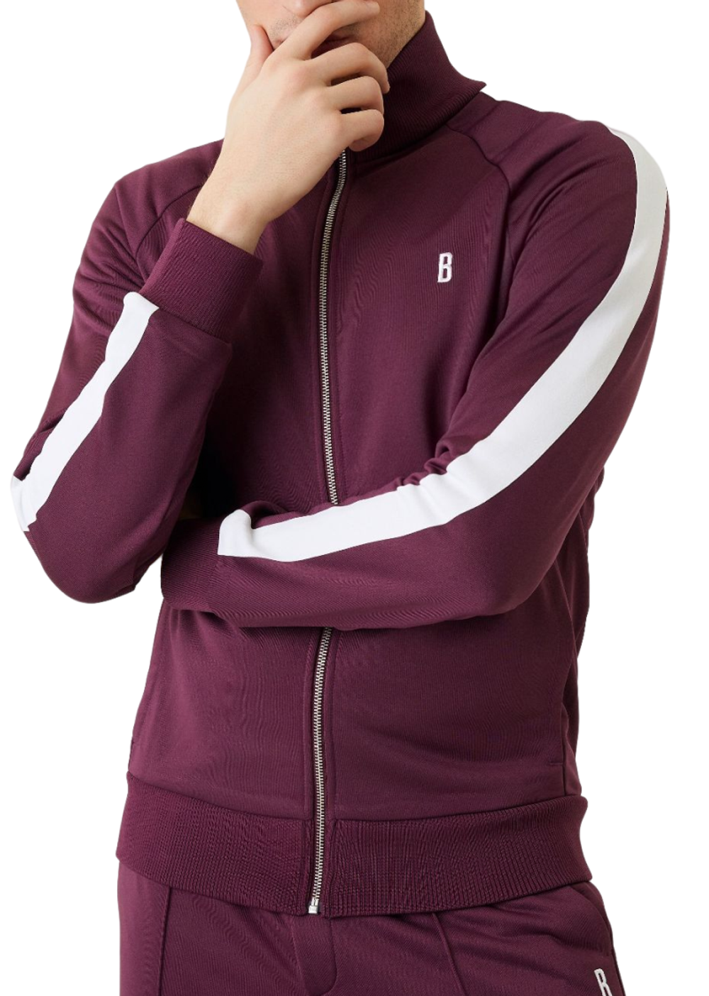 Мужская теннисная кофта Björn Borg Ace Track Jacket - Фиолетовый