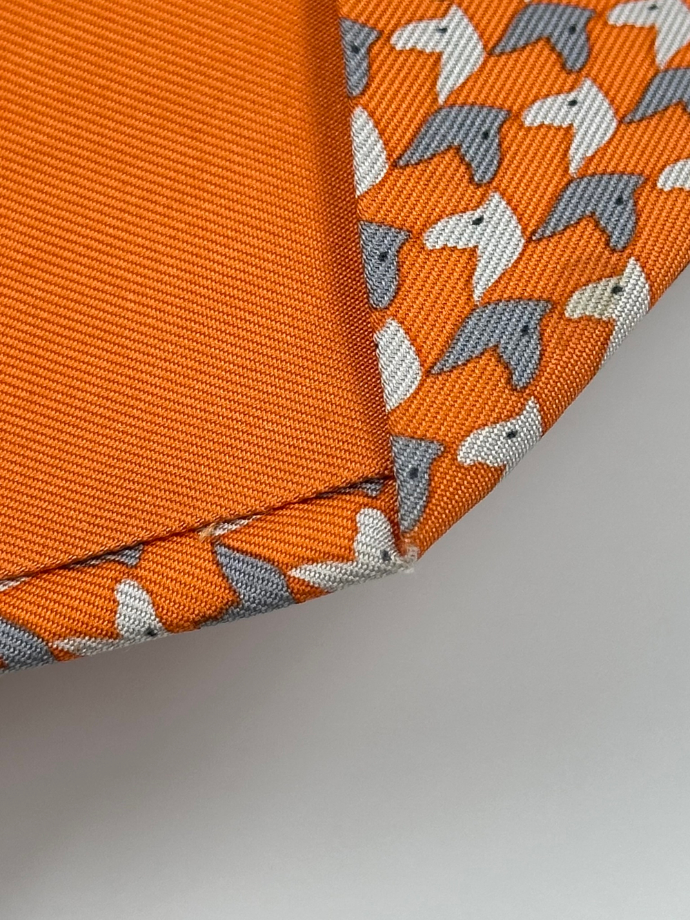Галстук оранжевый Hermes