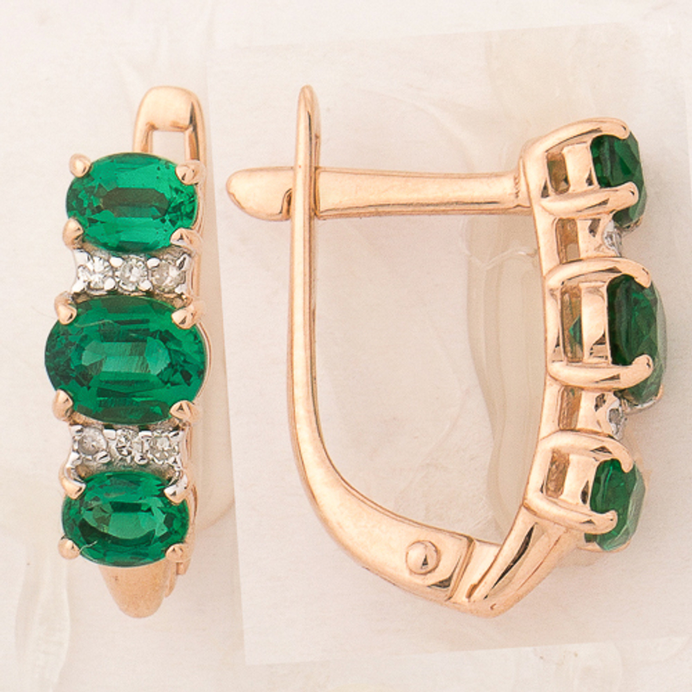 Серьги из золота 585 пробы