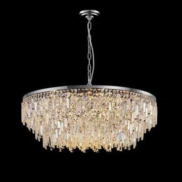 F7-ф1000*H350(530) CHROME (1) Люстра (в 2-х коробках)  (NW) #