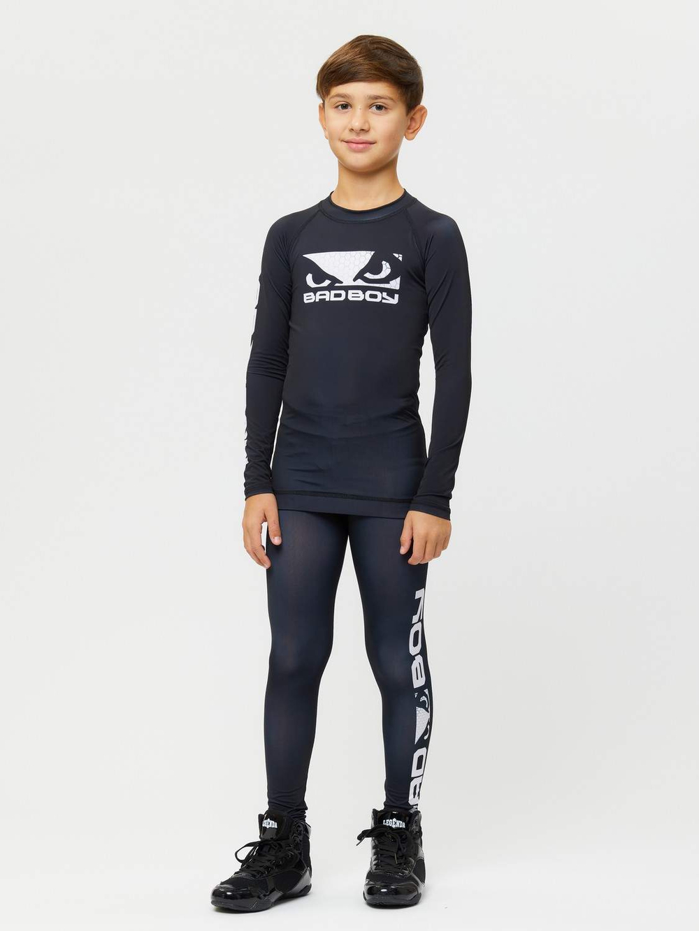 Детский Рашгард Bad Boy Origin New Kids черный/белый