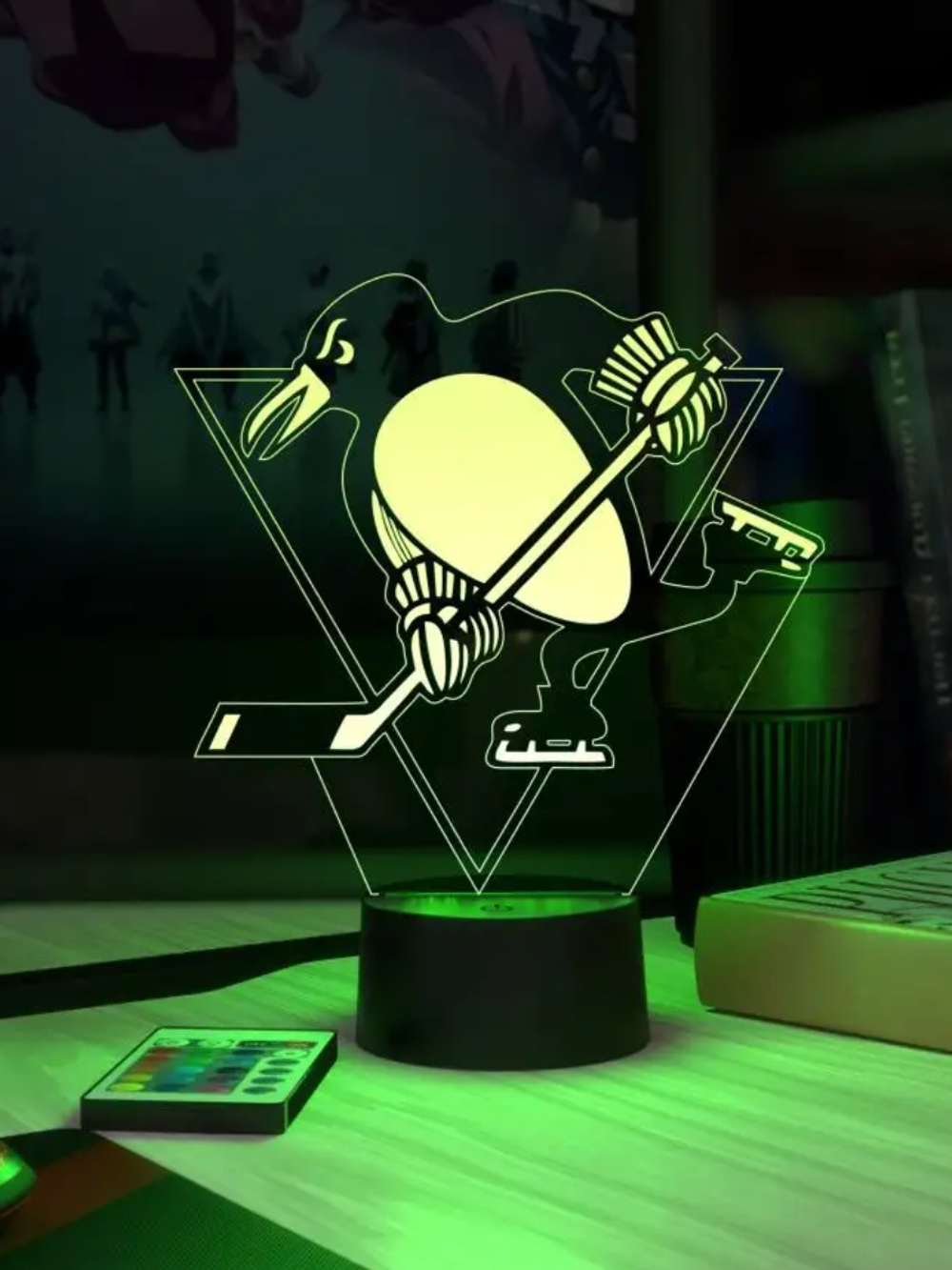 3Д-НОЧНИК "ХК Pittsburgh Penguins" (Питтсбург Пингвинз)