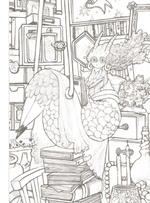 Encyclopedia of Strange Diseases. Coloring book