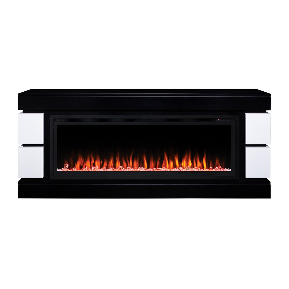 Электрокамин RealFlame Denver 50 BLM черный с очагом Saphir 50