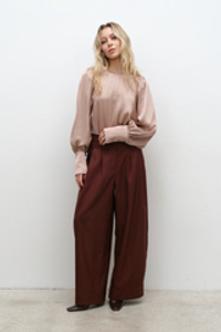 Брюки 0-образные из шерсти