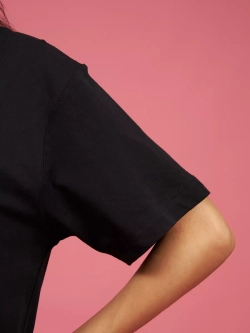 Модная футболка с принтом цветы оверсайз