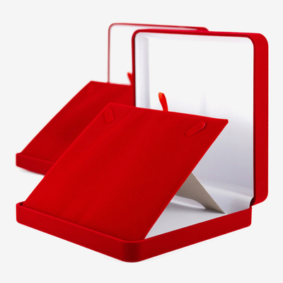 Футляр флокированный, квадратный, серия "Классика", 160х160х40 мм