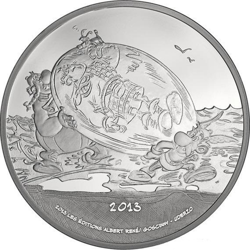 10 евро. Астерикс. Франция. 2013 год. PROOF