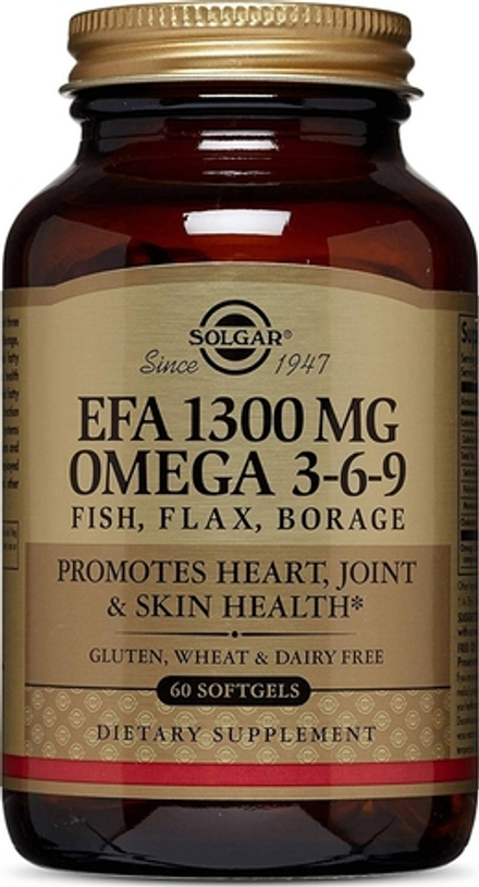 Omega 3-6-9 1300 mg 60 softgels (Solgar)