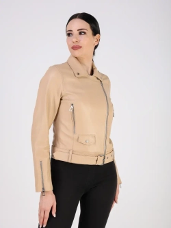 Кожаная куртка демисезонная косуха