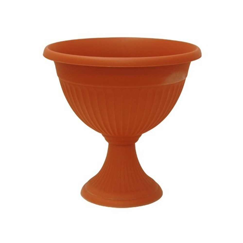 Кашпо-вазон ЛИВИЯ на ножке D310мм низкий М3206