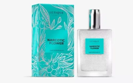 LETIQUE Мерцающее парфюмированное масло для тела - NARCOTIC FLOWER, 50мл.