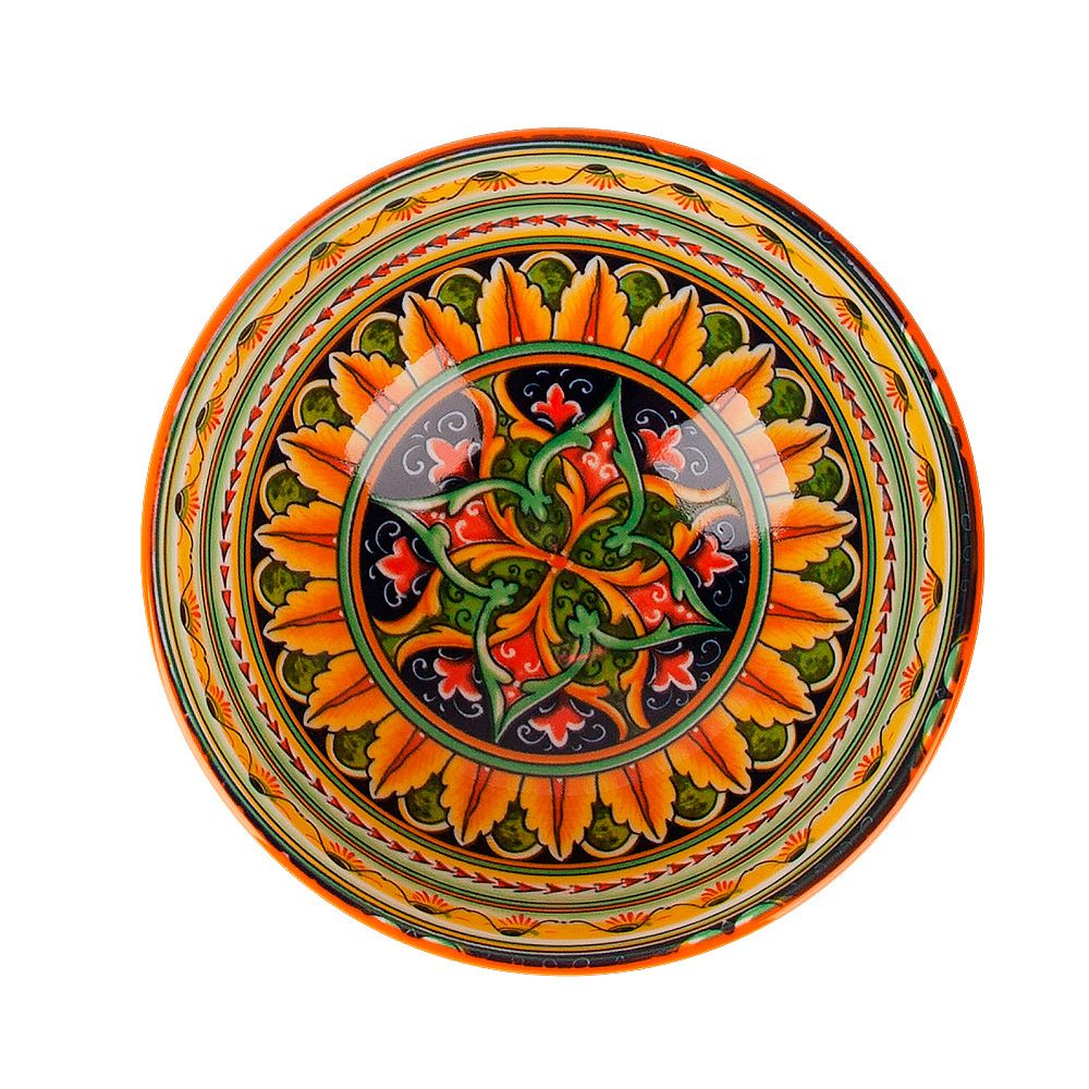 Салатник "Arabesque" (оранжевый) d=12см v=300мл (min12) (транспортная упаковка)