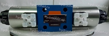 4WE10J31/CG24N9K4 - Гидрораспределитель золотниковый Ду 10 с электроуправлением G24, схема J (34), возврат - пружинный