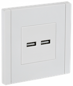 FORTE&PIANO Розетка USB A+A 3,1А FP249 белый IEK