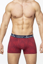 Мужские трусы-боксеры с орнаментом (Размер: M) (Цвет: синий)