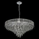 Citilux SAGRADA CL317281 Люстра хрустальная подвесная Хром