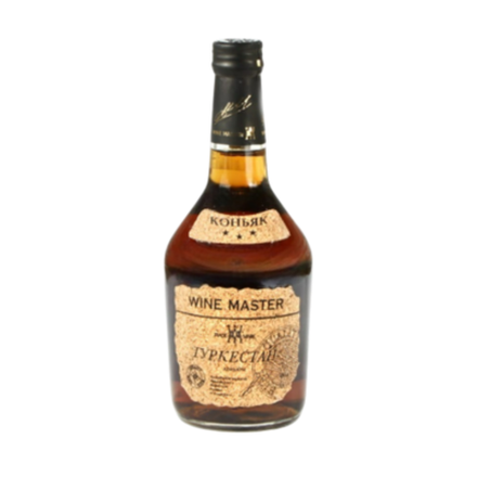 Коньяк Туркестан Wine Master 3 года 0,5 л (тубус)