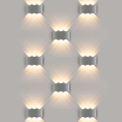 Пылевлагозащищенный светодиодный светильник Twinky Trio серый IP54 1551 Techno LED серый