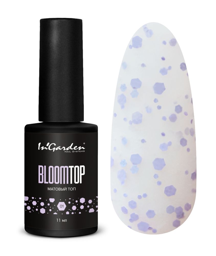 Матовый топ BLOOMTOP №1, 11 мл