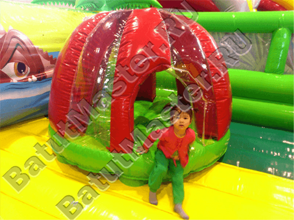 Надувной коммерческий батут "Джунгли"