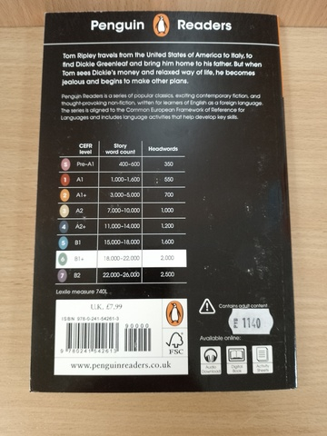 Penguin Readers Level 6: The Talented Mr Ripley (ELT Graded Reader)