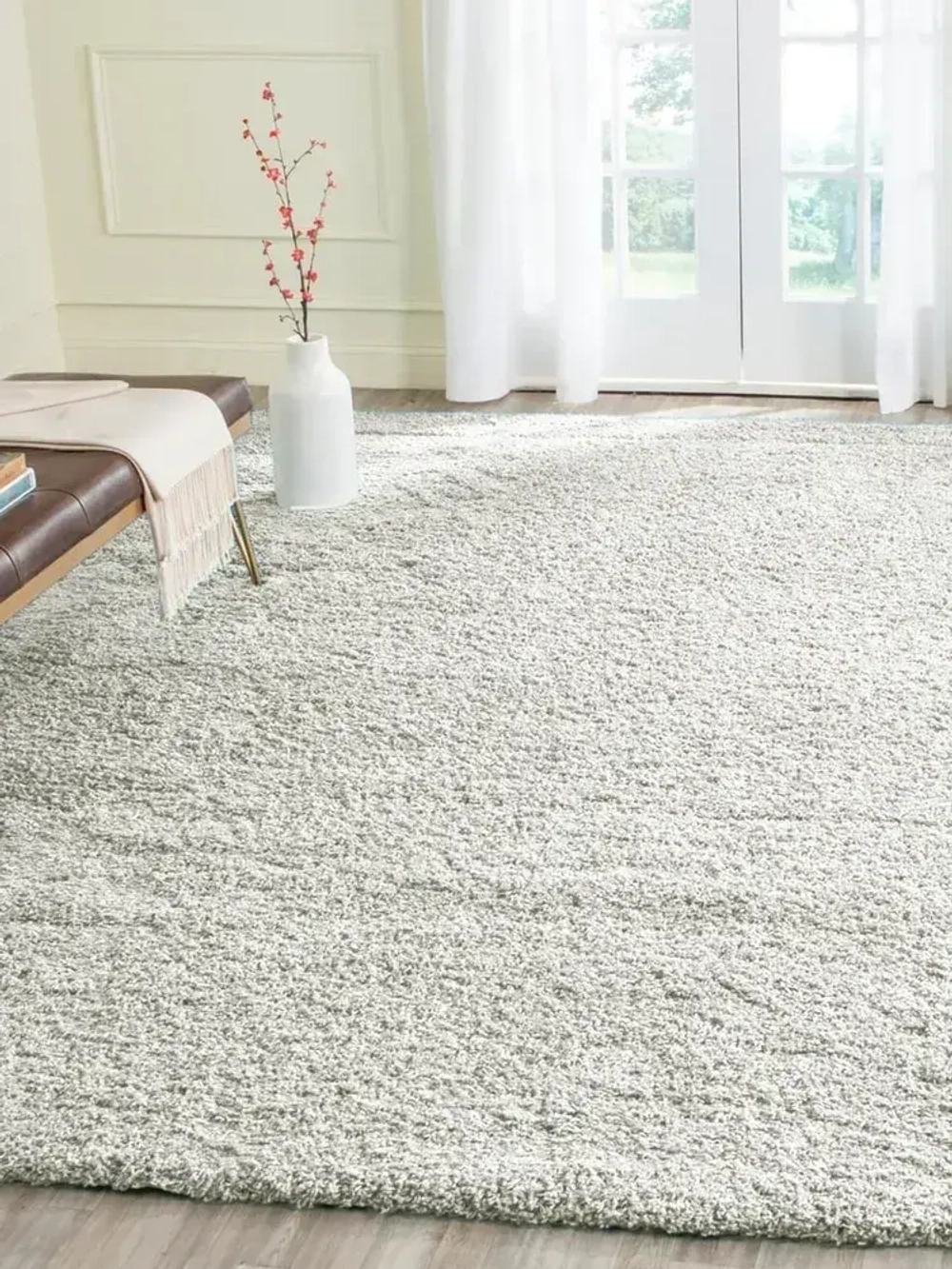 Ковролин на пол Фризе Шегги 01 пушистый и мягкий 2*4 (8 м2) на отрез без оверлока