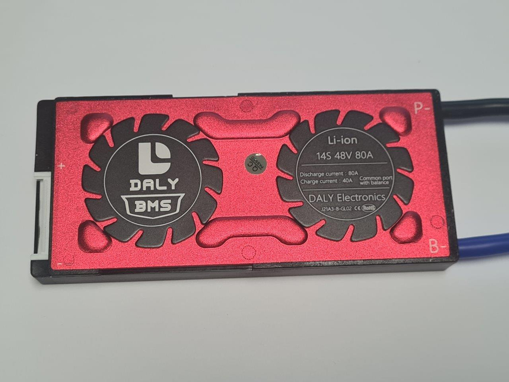 Плата контроля BMS Li-ion 14S 48V 80A