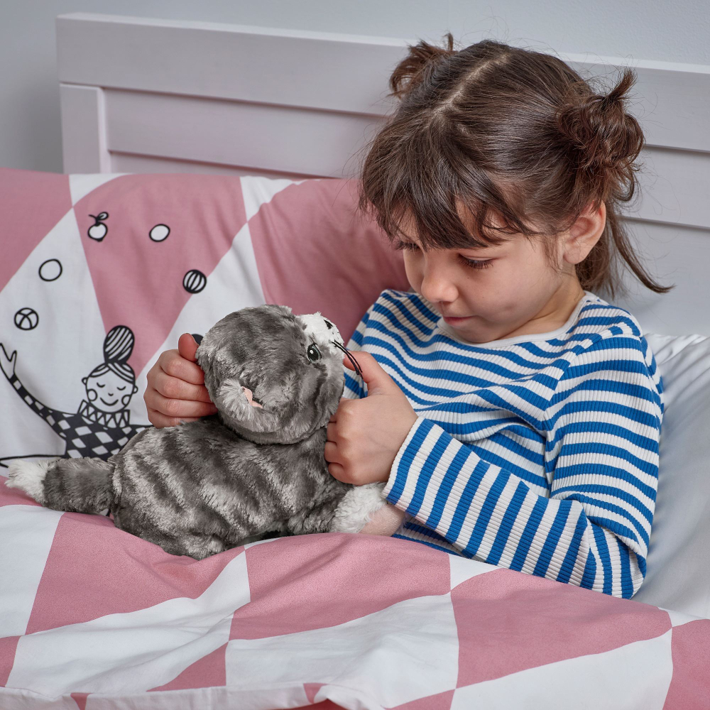 Мягкая игрушка IKEA LILLEPLUTT (ЛИЛЛЕПЛУТТ), Кот