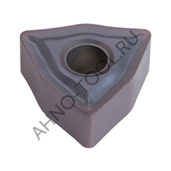 Пластина твердосплавная ISO WNMG060408-MFA APM20B AHNO по жаропроч. и нерж.стали, получистовая