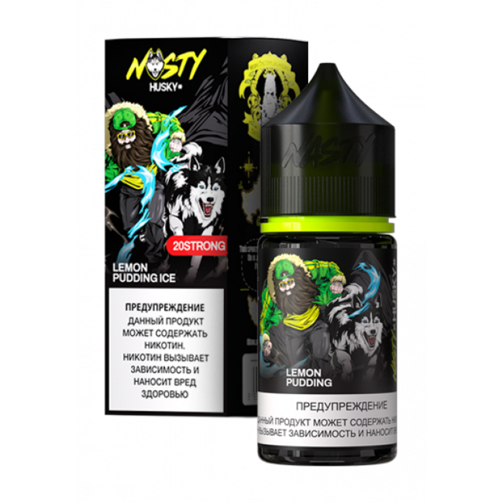 Nasty x Husky Import Salt 30 мл - Lemon Pudding Ice (20 мг) Nasty x Husky Import Salt 30 мл - Lemon Pudding Ice (20 мг)
