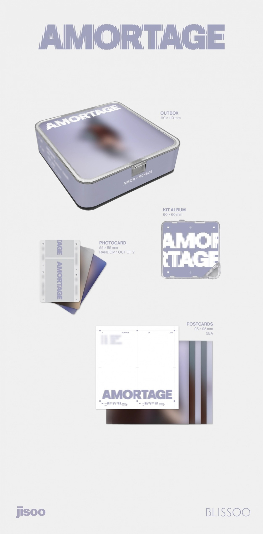 Альбом JISOO - AMORTAGE [APP Ver.]