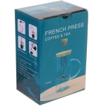 Френч-пресс 350мл «Хай-Тек» с бамбуковой крышкой