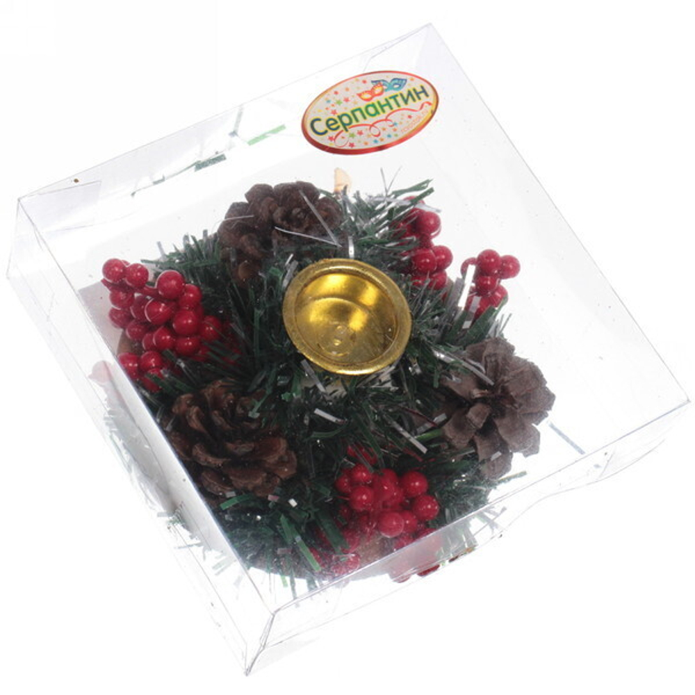 Подсвечник «Ягодный лес» 11 см