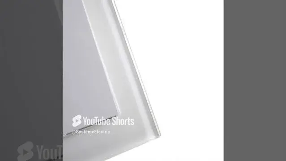 ATLASDESIGN NATURE 1-постовая РАМКА, ОРГАНИЧЕСКОЕ СТЕКЛО БЕЛЫЙ