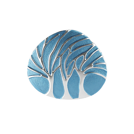 Брошь Shadore 3 Дерева XZ1366.22 BL/S