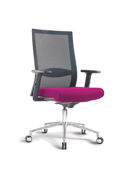 Брента/Brenta кресло операторское со спинкой-сеткой на пятилучие