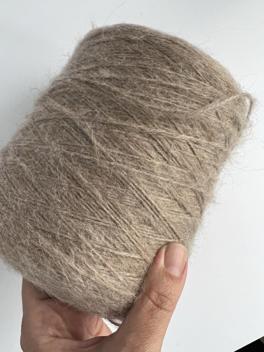 Пряжа для вязания альпака теплая пушистая