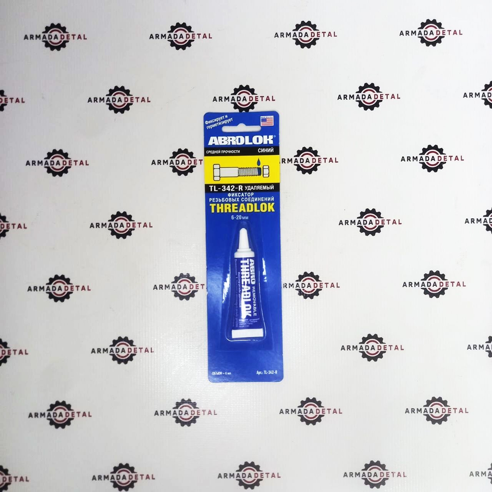 Фиксатор резьбы средней прочности THREADLOK (6 мл.) | TL-342-R | Abro