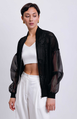 Бомбер из хлопка