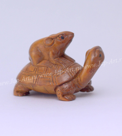 Нэцкэ Черепаха и мышь