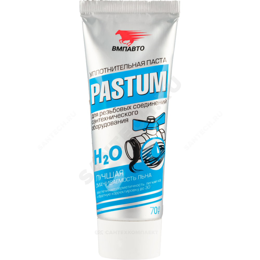 Паста для пропитки льна тюбик 70гр вода PASTUM H2O 8103