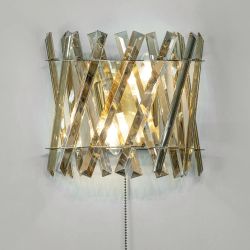 Citilux Ингвар CL334423 Бра хрустальное с выключателем Бронза