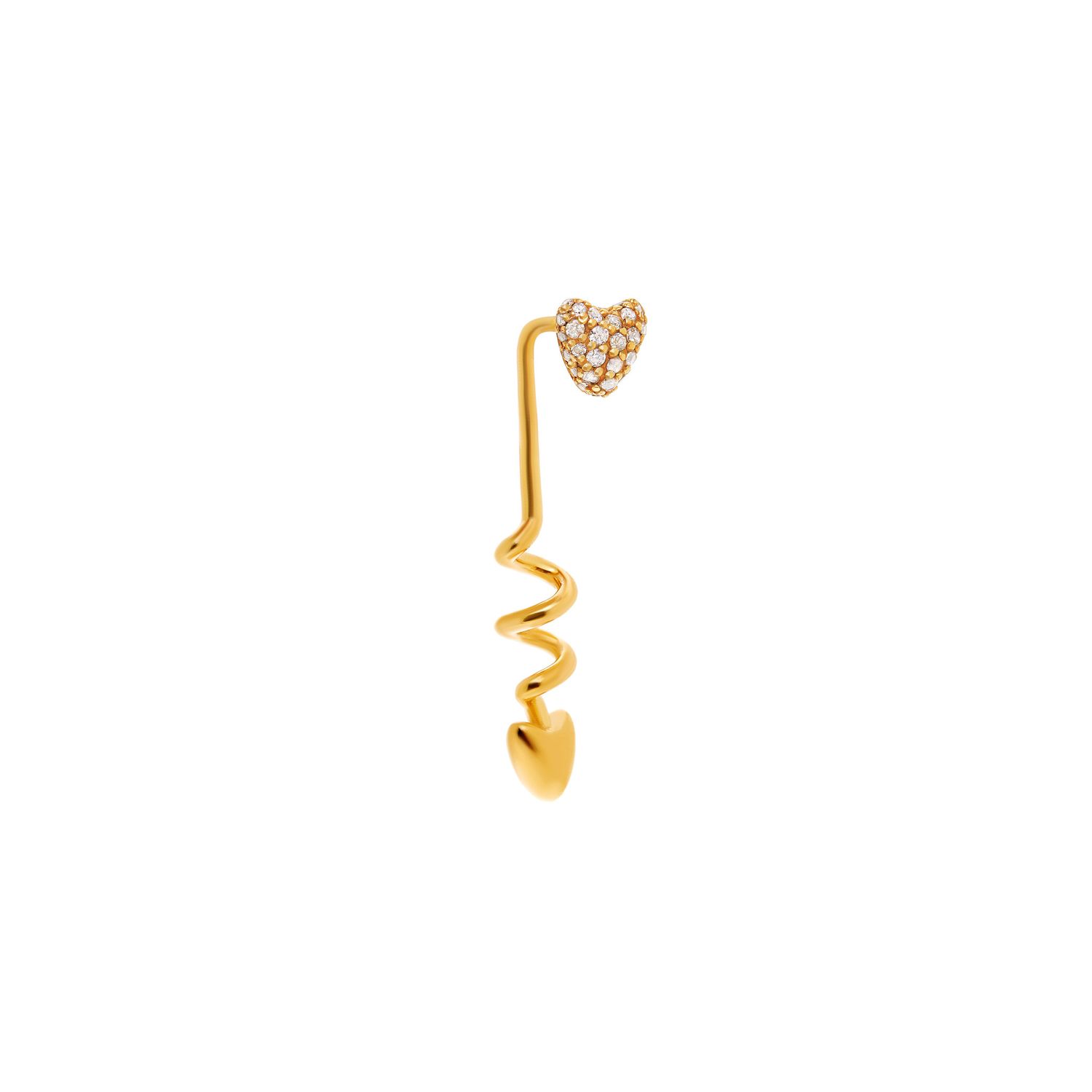 Моносерьга Love Shaft Earring – Gold