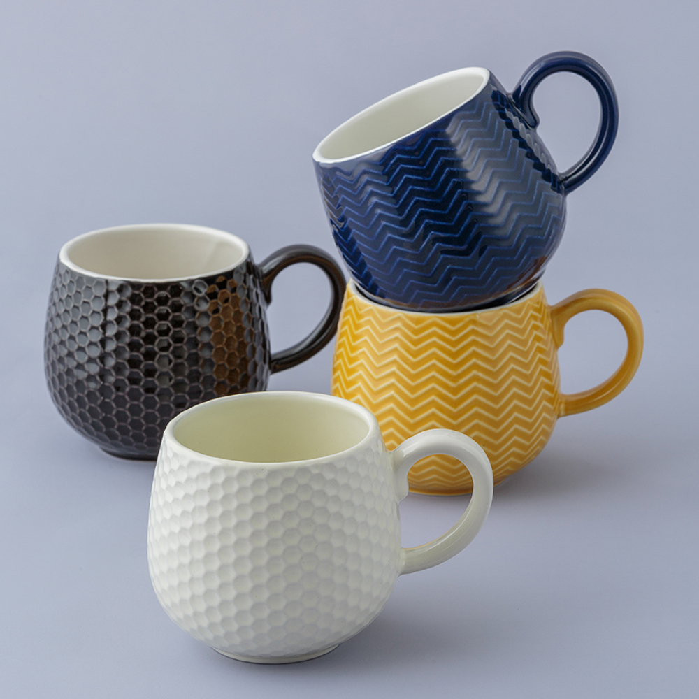 Чашка 350мл Mason Cash Embossed кремовая