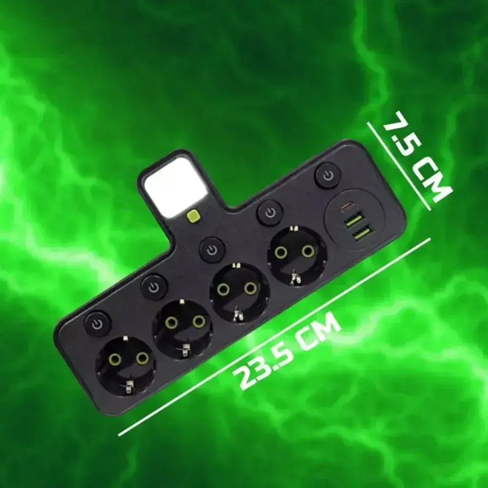 Разветвитель 4 розетки