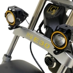 Электроскутер Citycoco GT E30 черный матовый