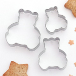 Набор форм для вырезания печенья "Мишки" 5,6*6 см (3 шт)