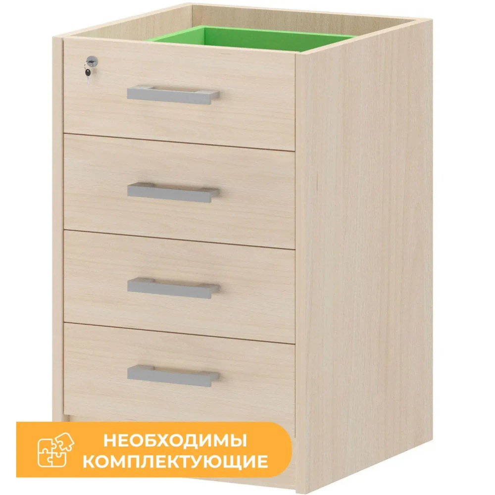 Тумба PT Арго АТ2-05 Каркас тумбы приставной бук