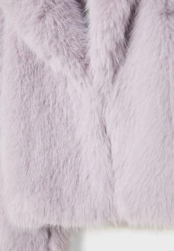 STRADIVARIUS Шуба из искусственного меха, сиреневый